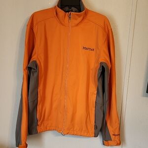 Marmot Men's Vibrant Orange and Gray Performance Jacket